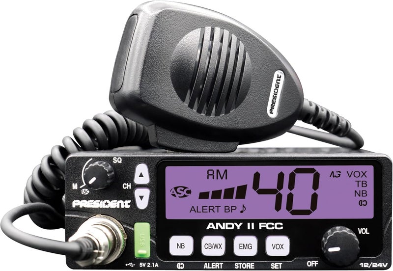 President Electronics Andy II FCC CB Radio - Image 1